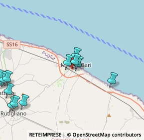 Mappa Via la Pira, 70042 Mola di Bari BA, Italia (5.67923)