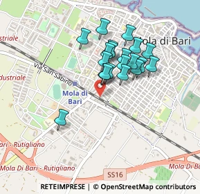 Mappa Via S. Onofrio, 70042 Mola di Bari BA, Italia (0.382)