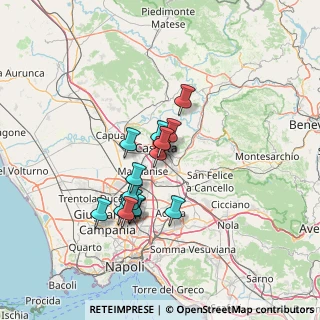 Mappa Viale Melvin Jones, 81100 Caserta CE, Italia (10.87875)