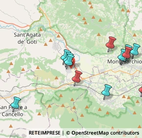 Mappa Via Sorlati, 82011 Airola BN, Italia (5.47467)