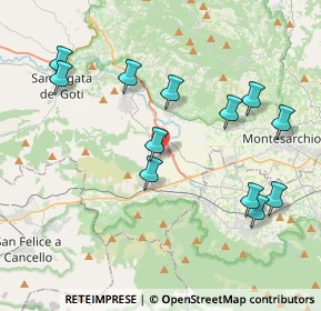 Mappa Via Sorlati, 82011 Airola BN, Italia (4.51833)