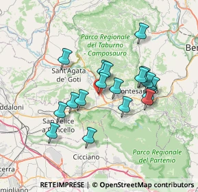 Mappa Via Sorlati, 82011 Airola BN, Italia (6.46389)