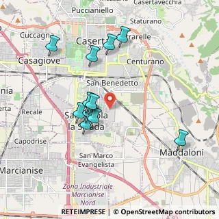 Mappa Piazza della Costituzione 4 Palazzo C1 - Piano -3 Area Ex Saint Gobain, 81100 Caserta CE, Italia (1.82417)