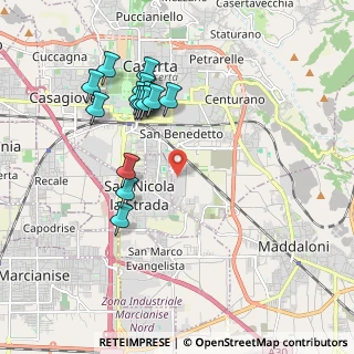 Mappa Piazza della Costituzione 4 Palazzo C1 - Piano -3 Area Ex Saint Gobain, 81100 Caserta CE, Italia (2.05333)