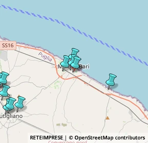 Mappa Via Bellini, 70042 Mola di Bari BA, Italia (5.96769)
