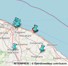 Mappa Via Dante, 70042 Mola di Bari BA, Italia (16.032)
