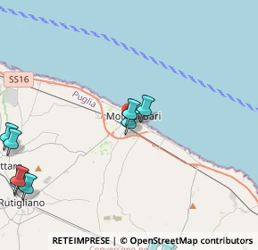 Mappa Via Dante, 70042 Mola di Bari BA, Italia (6.57273)