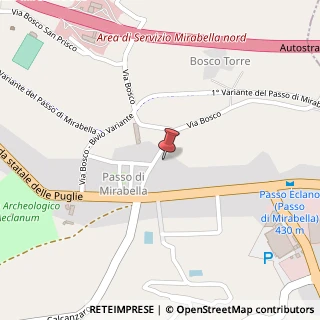 Mappa Via Bosco, 18, 83036 Mirabella Eclano, Avellino (Campania)