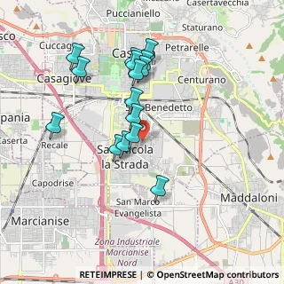 Mappa Via F.lli Rosselli, 81020 San Nicola La Strada CE, Italia (1.84267)