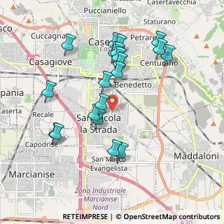 Mappa Via F.lli Rosselli, 81020 San Nicola La Strada CE, Italia (2.0395)