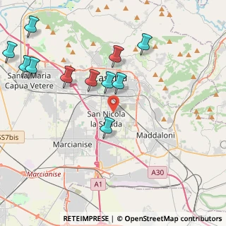 Mappa Via F.lli Rosselli, 81020 San Nicola La Strada CE, Italia (5.04091)