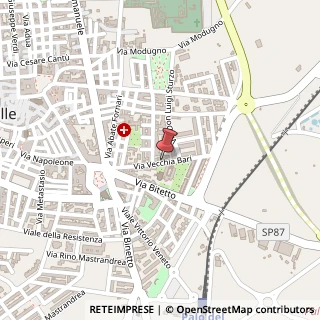 Mappa Via Vecchia Bari, 38, 70027 Palo del Colle, Bari (Puglia)