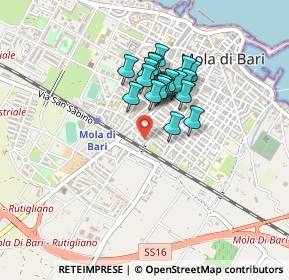 Mappa Via Bolzano, 70042 Mola di Bari BA, Italia (0.338)