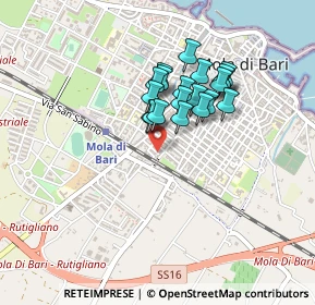 Mappa Via Bolzano, 70042 Mola di Bari BA, Italia (0.351)