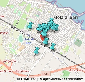 Mappa Via Bolzano, 70042 Mola di Bari BA, Italia (0.2445)