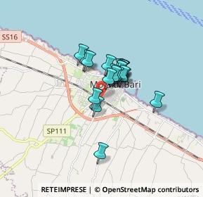 Mappa Via Bolzano, 70042 Mola di Bari BA, Italia (1.0535)