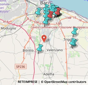Mappa 70129 Bari BA, Italia (4.839)