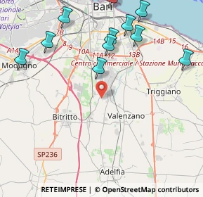 Mappa 70129 Bari BA, Italia (5.47909)