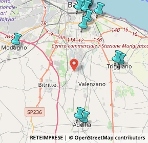 Mappa 70129 Bari BA, Italia (6.4715)