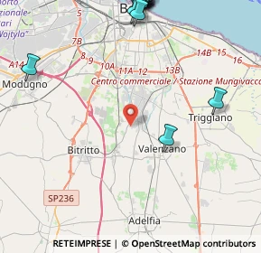 Mappa 70129 Bari BA, Italia (6.72286)