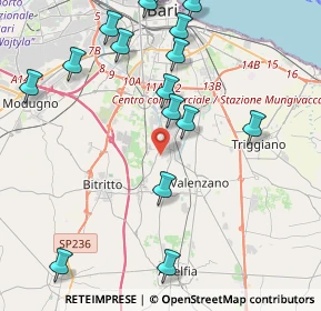 Mappa 70129 Bari BA, Italia (5.52176)