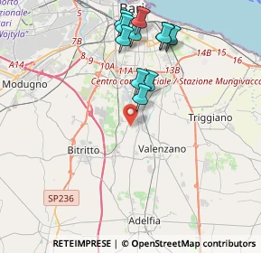 Mappa 70129 Bari BA, Italia (4.24727)