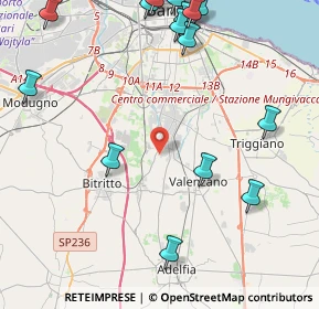 Mappa 70129 Bari BA, Italia (6.31412)