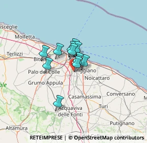 Mappa 70129 Bari BA, Italia (8.14818)