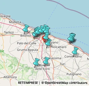 Mappa 70129 Bari BA, Italia (12.40647)