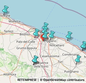 Mappa 70129 Bari BA, Italia (17.825)