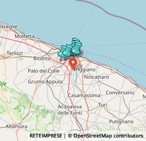 Mappa 70129 Bari BA, Italia (19.95625)
