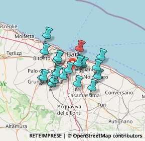 Mappa 70129 Bari BA, Italia (10.091)