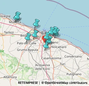 Mappa 70129 Bari BA, Italia (10.98273)