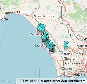 Mappa Via Torre di Pescopagano, 81034 Mondragone CE, Italia (6.47417)