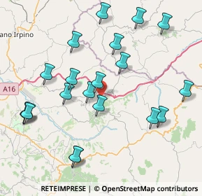 Mappa Via Serro D'Annunzio, 83050 Vallesaccarda AV, Italia (9.377)