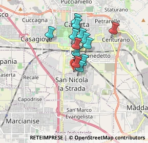 Mappa Via Giulio Antonio Acquaviva, 81100 San Nicola La Strada CE, Italia (1.35)
