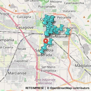 Mappa Via Giulio Antonio Acquaviva, 81100 San Nicola La Strada CE, Italia (1.472)
