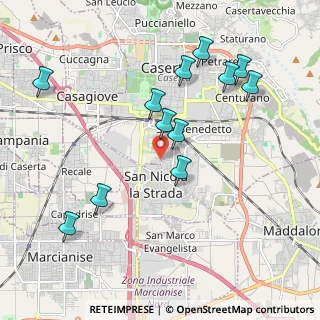 Mappa Via Giulio Antonio Acquaviva, 81100 San Nicola La Strada CE, Italia (2.23917)