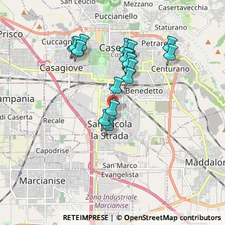 Mappa Via Giulio Antonio Acquaviva, 81100 San Nicola La Strada CE, Italia (1.86765)