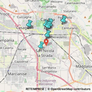 Mappa Via Giulio Antonio Acquaviva, 81100 San Nicola La Strada CE, Italia (1.72846)