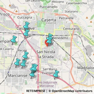 Mappa Via Giulio Antonio Acquaviva, 81100 San Nicola La Strada CE, Italia (2.60667)