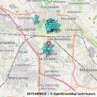 Mappa Via Giulio Antonio Acquaviva, 81100 San Nicola La Strada CE, Italia (1.583)