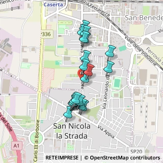 Mappa Via Giulio Antonio Acquaviva, 81100 San Nicola La Strada CE, Italia (0.4075)