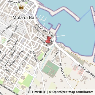 Mappa Via Principe Amedeo, 114, 70042 Mola di Bari, Bari (Puglia)