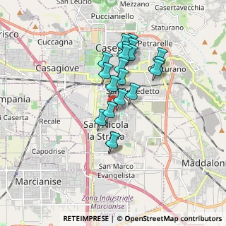 Mappa Via Quattro Novembre, 81020 San Nicola La Strada CE, Italia (1.557)