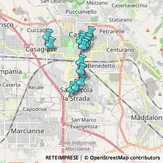 Mappa Via IV Novembre, 81020 San Nicola La Strada CE, Italia (1.53385)