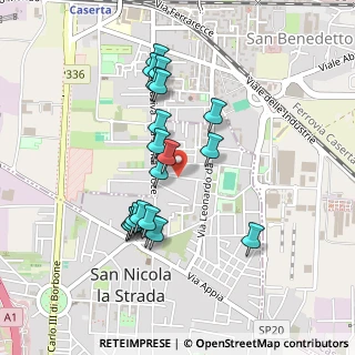 Mappa Via IV Novembre, 81020 San Nicola La Strada CE, Italia (0.4425)
