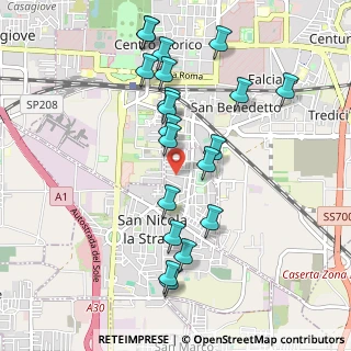 Mappa Via Quattro Novembre, 81020 San Nicola La Strada CE, Italia (1.0715)