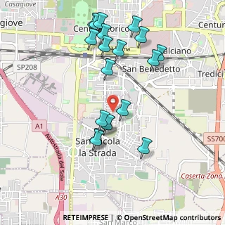 Mappa Via Quattro Novembre, 81020 San Nicola La Strada CE, Italia (1.1065)