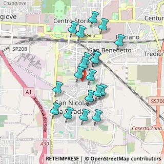 Mappa Via IV Novembre, 81020 San Nicola La Strada CE, Italia (0.873)